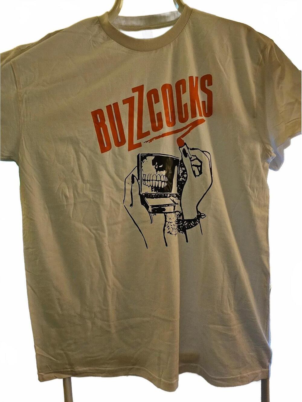 Buzzcocks (band) - T-Shirt - White - Size L - NEW NWOT